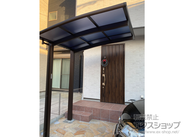 大阪府茨木市ののサイクルポート・駐輪場 レイナポートグランミニ 積雪〜20cm対応 施工例