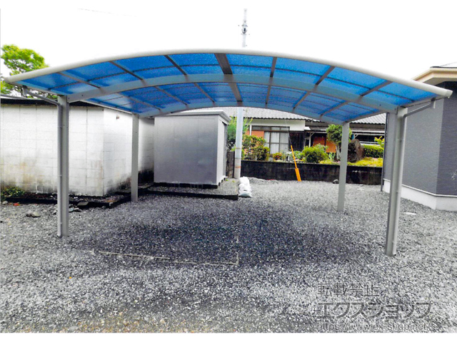 福岡県飯塚市ののカーポート レイナツインポートグラン　積雪〜20cm対応 施工例