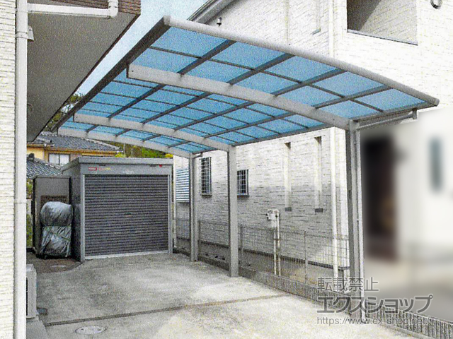 千葉県白井市ののカーポート レイナポートグラン 延長　積雪〜20cm対応 施工例