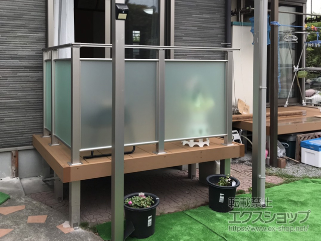 熊本県上益城郡御船町ののウッドデッキ リウッドデッキ 200 施工例