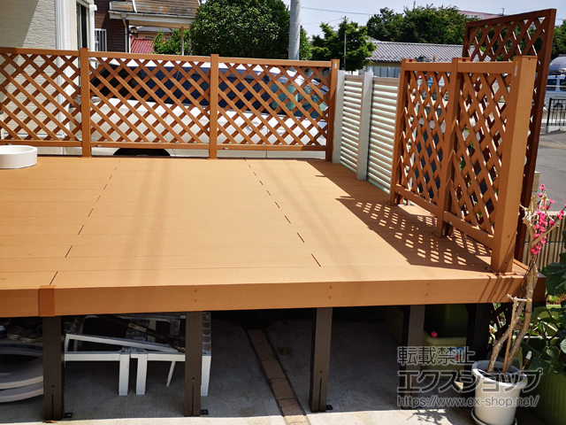 千葉県流山市ののウッドデッキ リウッドデッキ 200 施工例