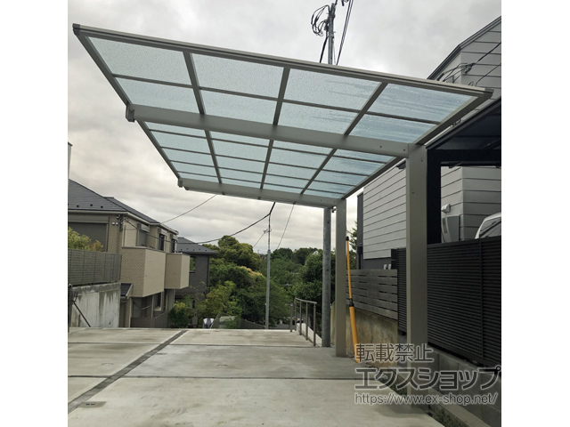 東京都世田谷区ののカーポート エフルージュグラン　積雪〜20cm対応 施工例