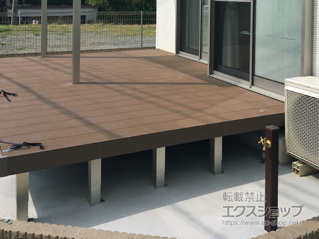 東京都町田市ののウッドデッキ リウッドデッキ 200 施工例