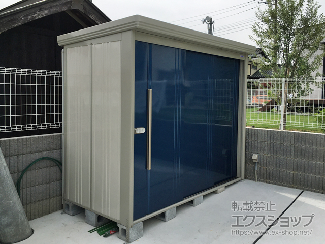 埼玉県春日部市のの物置・屋外倉庫 Mr.ストックマンダンディ 一般型 2532×1222×2110 ND-2512-DB 施工例