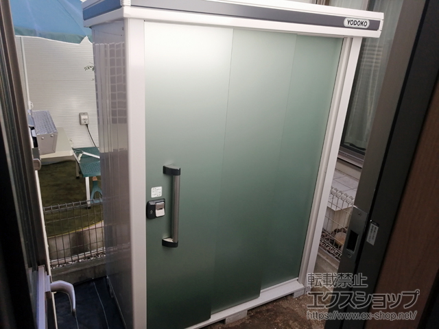 京都府京都市のの物置・屋外倉庫 エルモ 一般型 1520×820×2122（LMD-1508） LMD-1508-EG 施工例