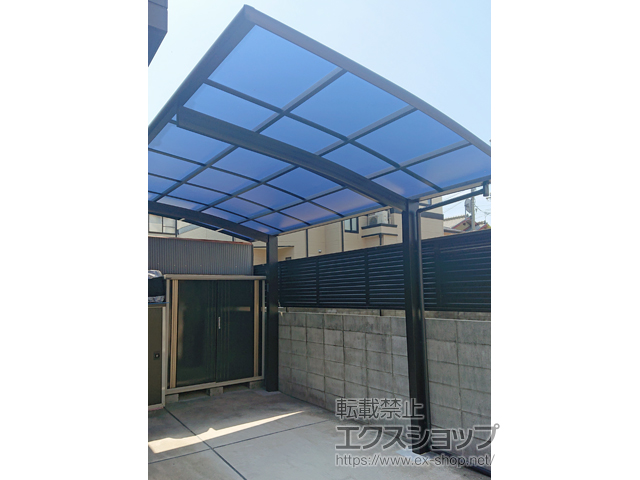 兵庫県姫路市ののカーポート プレシオスポート 積雪〜20cm対応 施工例