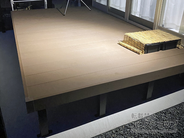 佐賀県多久市ののウッドデッキ マージウッドデッキ 施工例