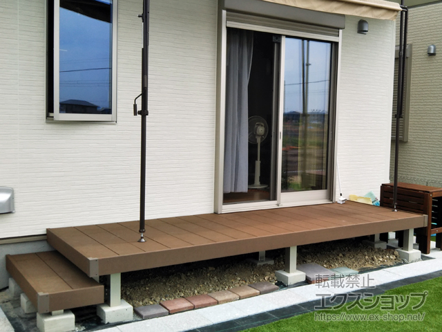 愛知県一宮市ののウッドデッキ リウッドデッキ 200 施工例