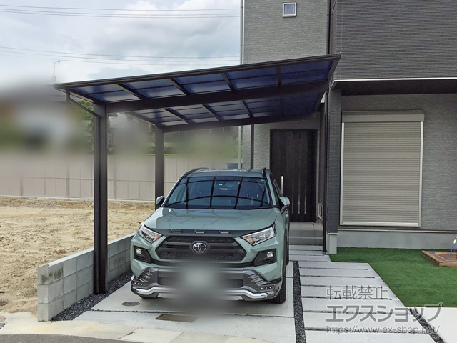 奈良県奈良市ののカーポート エフルージュグラン　積雪〜20cm対応 施工例