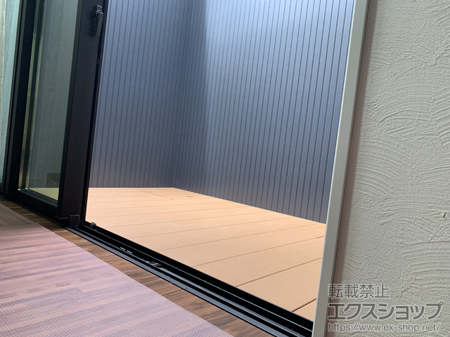 大阪府大阪市ののウッドデッキ バルコニー用 リウッドデッキ200 施工例