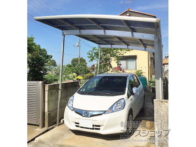 埼玉県加須市ののカーポート プレシオスポート 積雪〜20cm対応 施工例