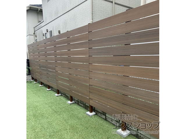 愛知県あま市ののフェンス・柵 プラドフェンス ジョイントなし仕様 隙間10mm H1760 施工例