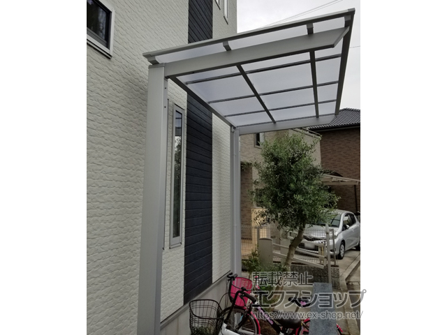 大阪府堺市ののサイクルポート・駐輪場 ネスカFミニ (フラットスタイル) 積雪〜20cm対応 施工例