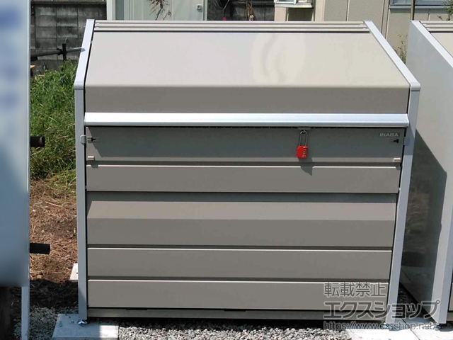 埼玉県入間郡毛呂山町ののゴミステーション ダストボックスミニ メッシュ床タイプ DCN-149M 1300L 施工例