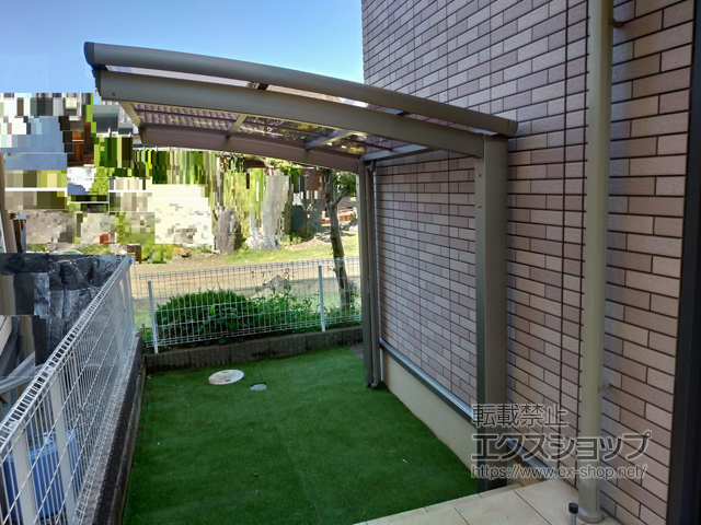 神奈川県秦野市ののサイクルポート・駐輪場 ネスカRミニ (ラウンドスタイル) 積雪〜20cm対応 施工例