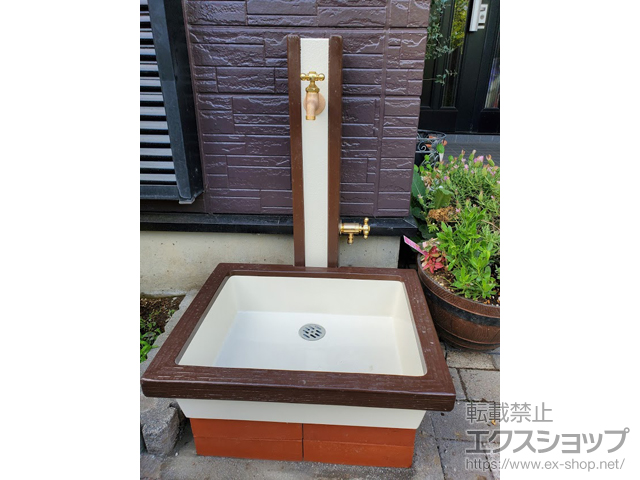 埼玉県さいたま市のの立水栓・ガーデンシンク アーバンウッド 施工例
