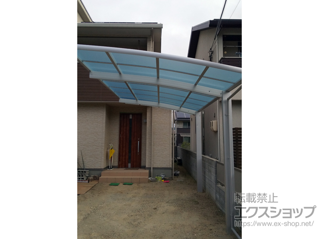 岡山県岡山市ののカーポート レイナポートグラン　積雪〜20cm対応 施工例