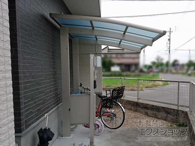 愛知県あま市ののサイクルポート・駐輪場 レイナポートREグランミニ 積雪〜20cm対応 施工例