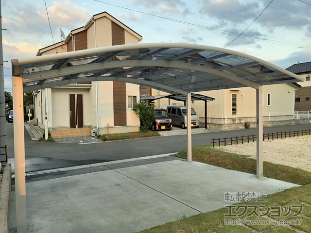 福岡県三井郡大刀洗町ののカーポート レイナツインポートグラン　積雪〜20cm対応 施工例