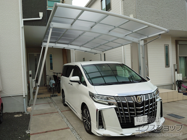 静岡県静岡市ののカーポート レイナポートグラン 延長　積雪〜20cm対応 施工例