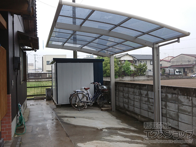 愛媛県今治市ののカーポート プレシオスポート 積雪〜20cm対応 施工例