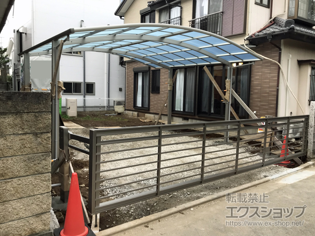 千葉県千葉市ののカーポート レイナツインポートグラン　積雪〜20cm対応 施工例