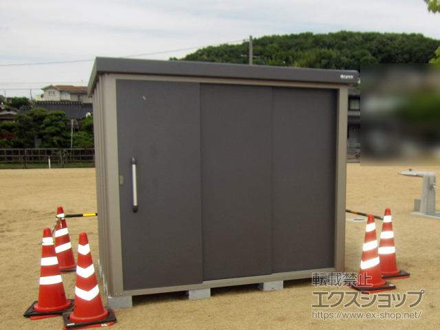 岡山県倉敷市のの物置・屋外倉庫 エスケーエイト SK8-100 一般型 2200×1600×1940 SK8-100-GK 施工例