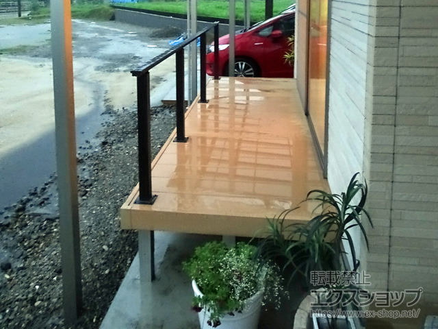 大分県由布市ののウッドデッキ リウッドデッキ 200 施工例