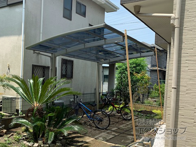 栃木県小山市ののカーポート プレシオスポート 積雪〜20cm対応 施工例