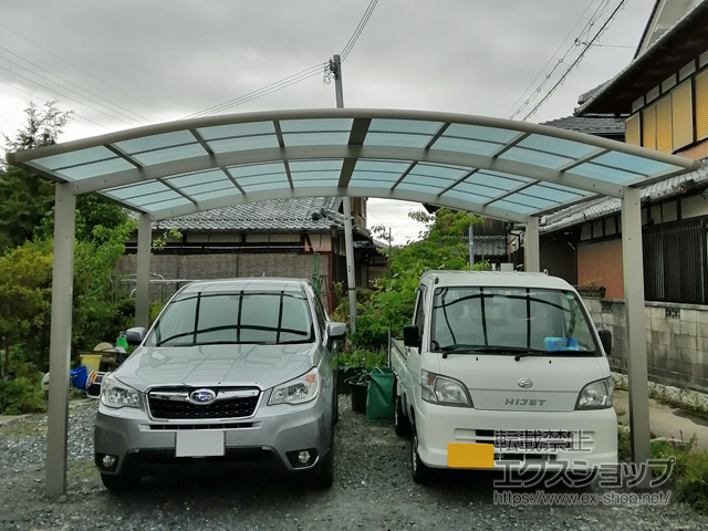 滋賀県野洲市ののカーポート レイナツインポートグラン　積雪〜20cm対応 施工例