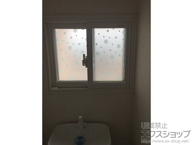 埼玉県川越市のの二重窓（内窓） インプラス ダストバリア仕様 引違い窓 浴室仕様 タイル納まり 2枚建 施工例