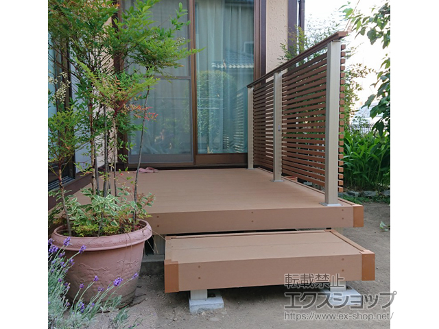 群馬県前橋市ののウッドデッキ マージウッドデッキ 施工例