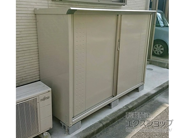 東京都江戸川区のの物置・屋外倉庫 グランプレステージジャンプ 1879×650×1400 GP-196C-F-MW 施工例