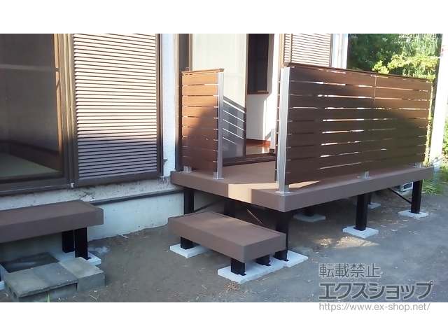 神奈川県藤沢市ののウッドデッキ リウッドデッキ 200 施工例