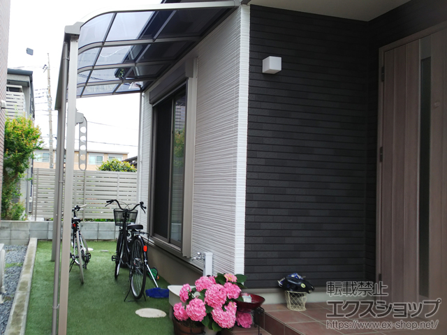 神奈川県厚木市ののテラス屋根 スピーネ R型 テラスタイプ 単体 積雪〜20cm対応 施工例