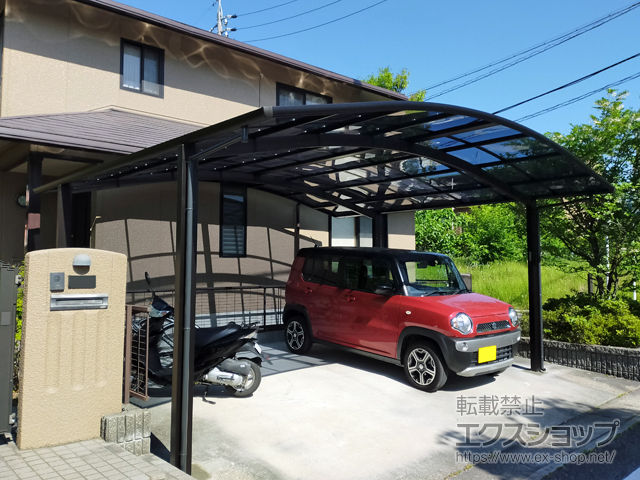 愛知県日進市ののカーポート プレシオスポート ワイド 積雪〜20cm対応 施工例
