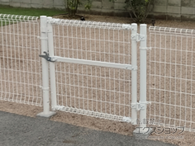 岐阜県高山市のの門扉 イーネット門扉2型 片開き　門柱使用 施工例