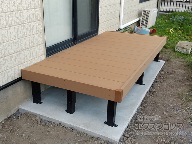 栃木県宇都宮市ののウッドデッキ マージウッドデッキ 施工例