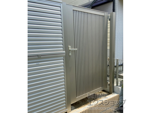 東京都立川市のの門扉 開き門扉AB TM2型 片開き 施工例