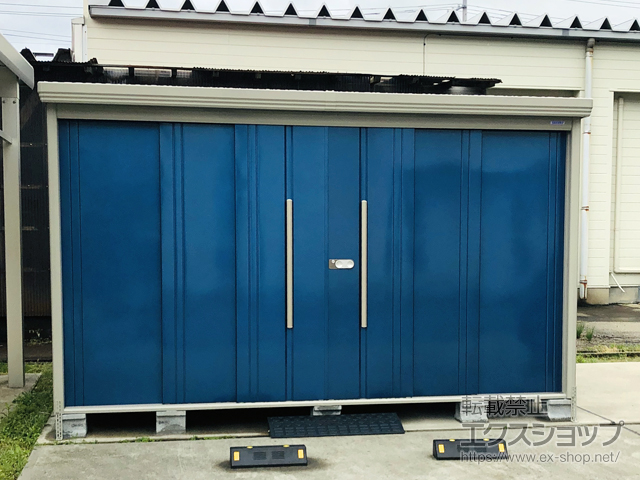 新潟県村上市のの物置・屋外倉庫 Mr.ストックマンダンディ 一般型 結露減少型 3600×2622×2110（ND-Z3626） ND-Z3626-DB 施工例