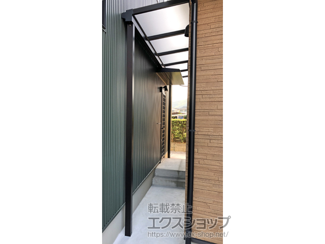 岐阜県揖斐郡揖斐川町ののテラス屋根 ソラリア F型 テラスタイプ 単体 積雪〜20cm対応 施工例