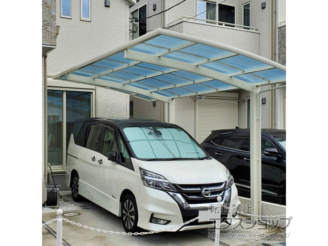 東京都昭島市ののカーポート レイナポートグラン　積雪〜20cm対応 施工例