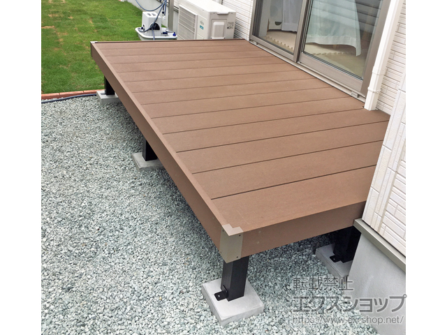 宮城県仙台市ののウッドデッキ リウッドデッキ 200 施工例