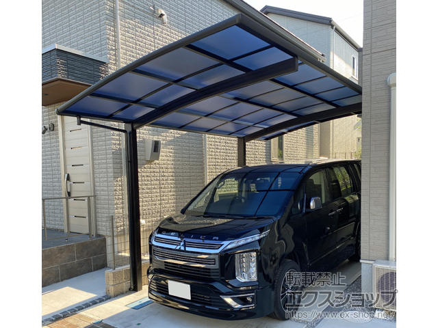 神奈川県大和市ののカーポート プレシオスポート 積雪〜20cm対応 施工例