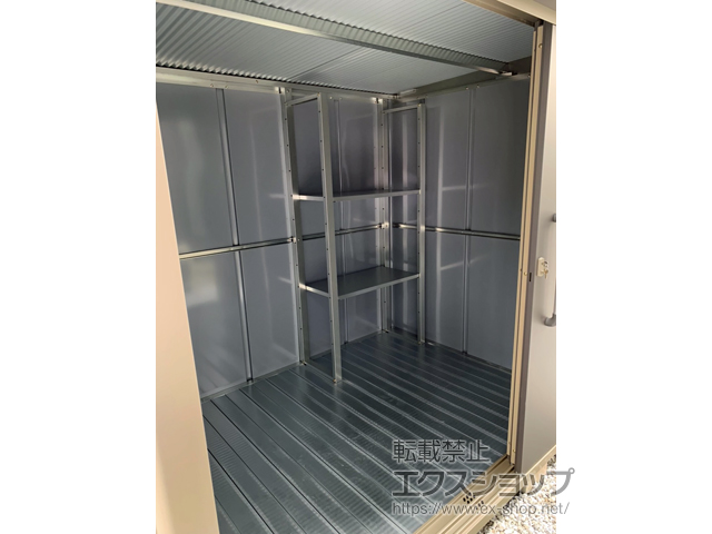 福岡県飯塚市のの物置・屋外倉庫 エスケーエイト SK8-100 一般型 2200×1600×1940 SK8-100-GK 施工例