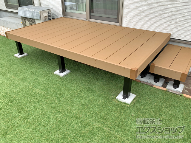 宮城県宮城郡利府町ののウッドデッキ マージウッドデッキ 施工例