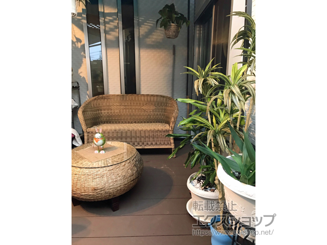 神奈川県横浜市ののウッドデッキ リウッドデッキ 200 施工例