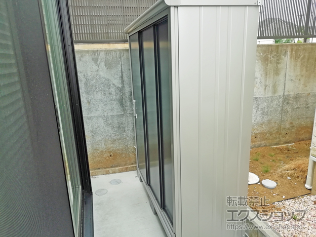 千葉県松戸市のの物置・屋外倉庫 エスモ 一般型 1650×650×1959（ESE-1606A） ESE-1606A-SM 施工例