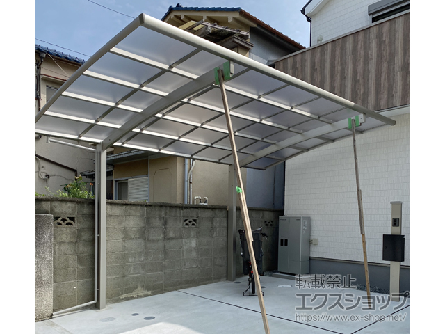 大阪府高石市ののカーポート レイナポートグラン　積雪〜20cm対応 施工例