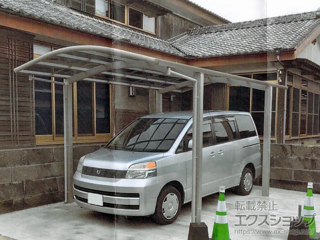 宮崎県日南市のYKKAPのカーポート レイナワンポートグラン　積雪～20cm対応 施工例